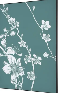 SHOWDOWN Japanese Blossom Textielen Wanddecoratie Multikleur Aluminium