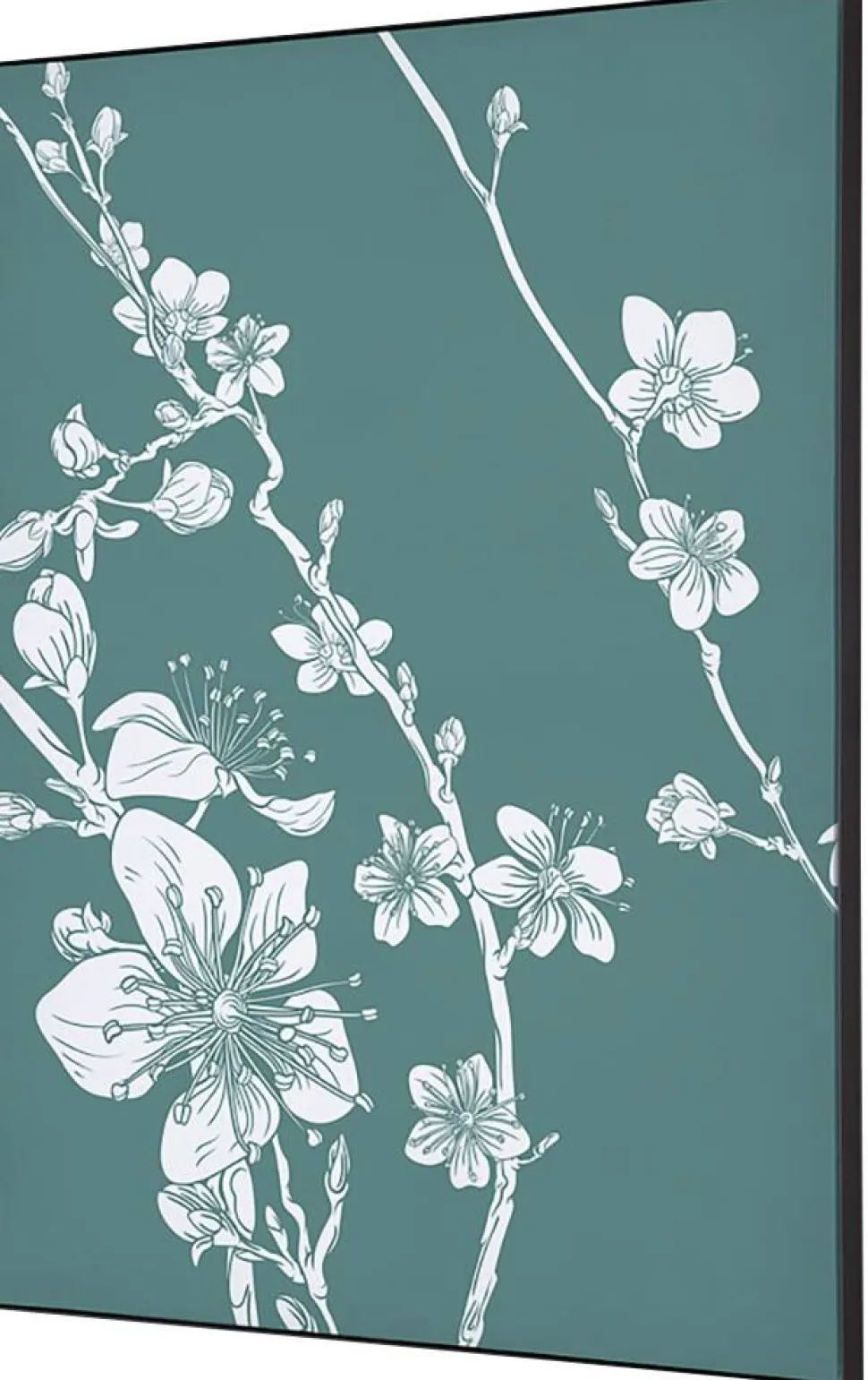 SHOWDOWN Japanese Blossom Textielen Wanddecoratie Multikleur Aluminium