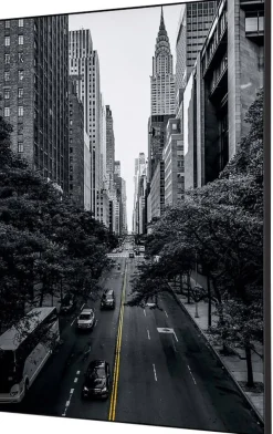 SHOWDOWN New York Manhattan Textielen Wanddecoratie Multikleur Aluminium