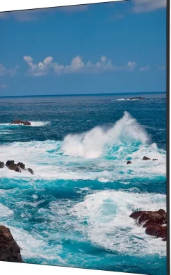 SHOWDOWN Sea Waves Textielen Wanddecoratie Multikleur Aluminium