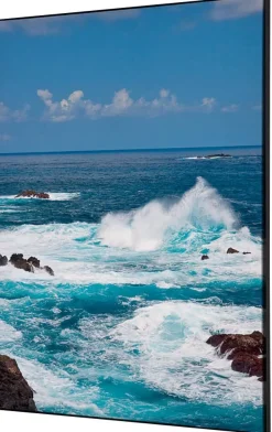 SHOWDOWN Sea Waves Textielen Wanddecoratie Multikleur Aluminium