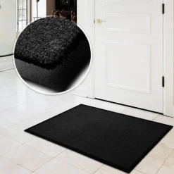 Sky Droogloopmat Monochrome High-Twist nylon, polyamide Zwart 1800 x 1200 mm