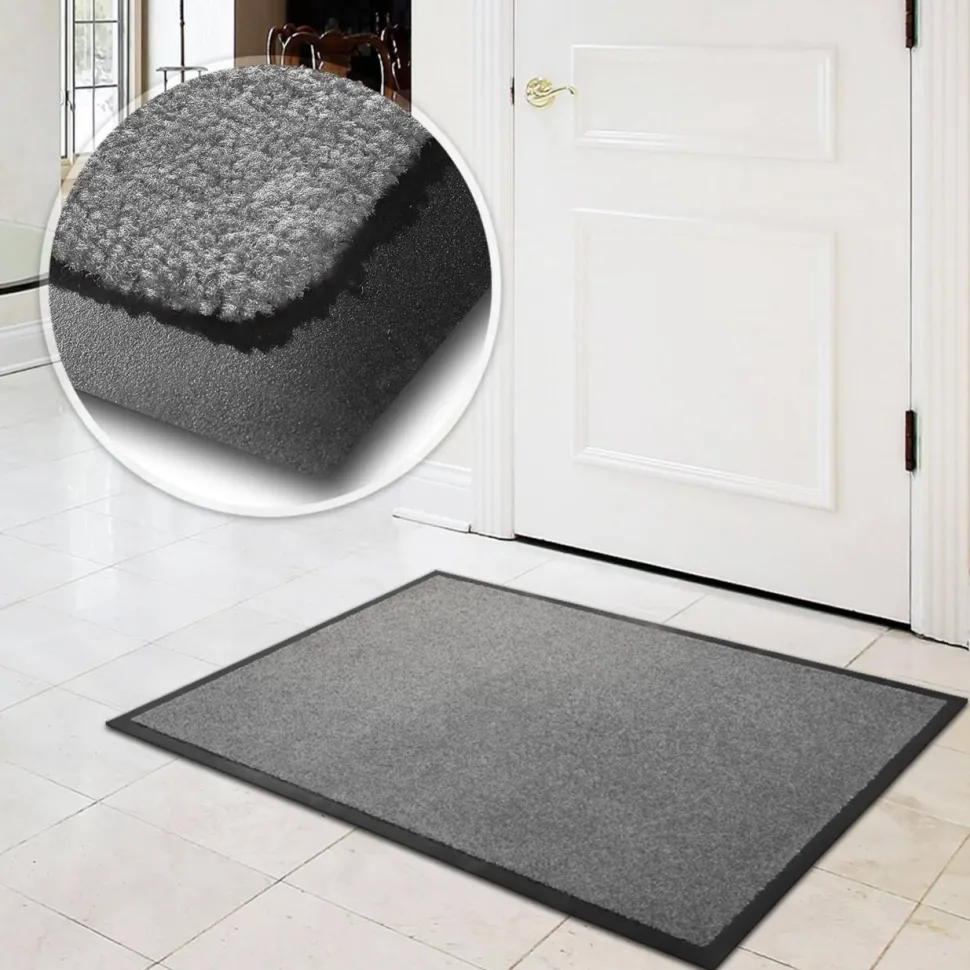 Sky Droogloopmat Monochrome High-Twist nylon, Polyamide Zilver 600 x 400 mm