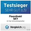 Sky Droogloopmat Okergeel PP (Polypropeen), Vinyl 60 x 90 cm