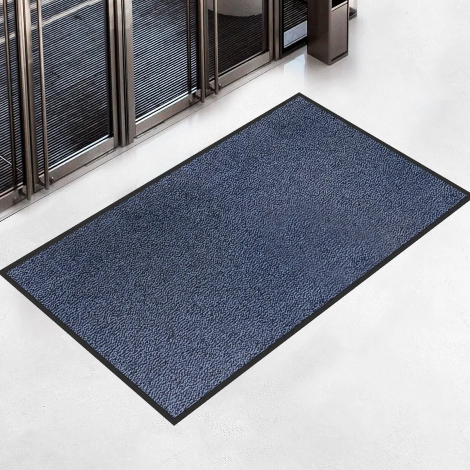 Sky Droogloopmat PP, vinyl Blauw 1800 x 1200 mm
