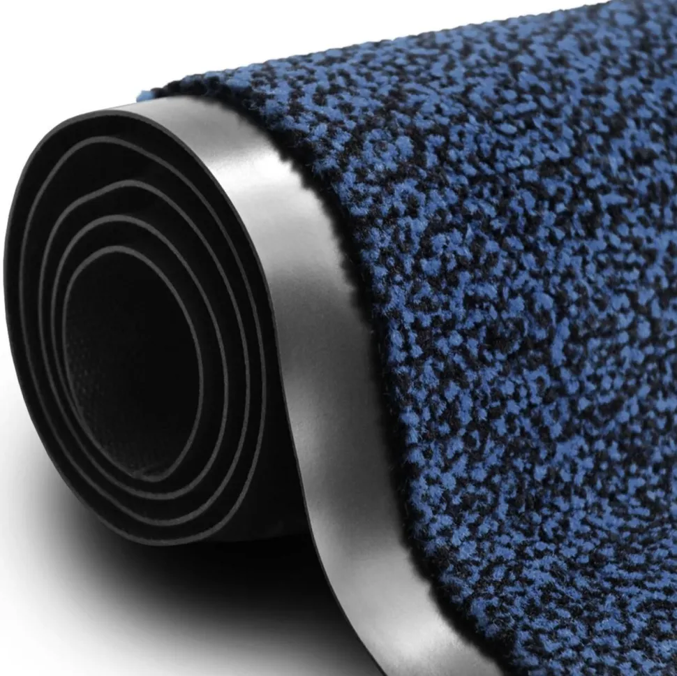 Sky Droogloopmat PP, vinyl Blauw 1500 x 900 mm
