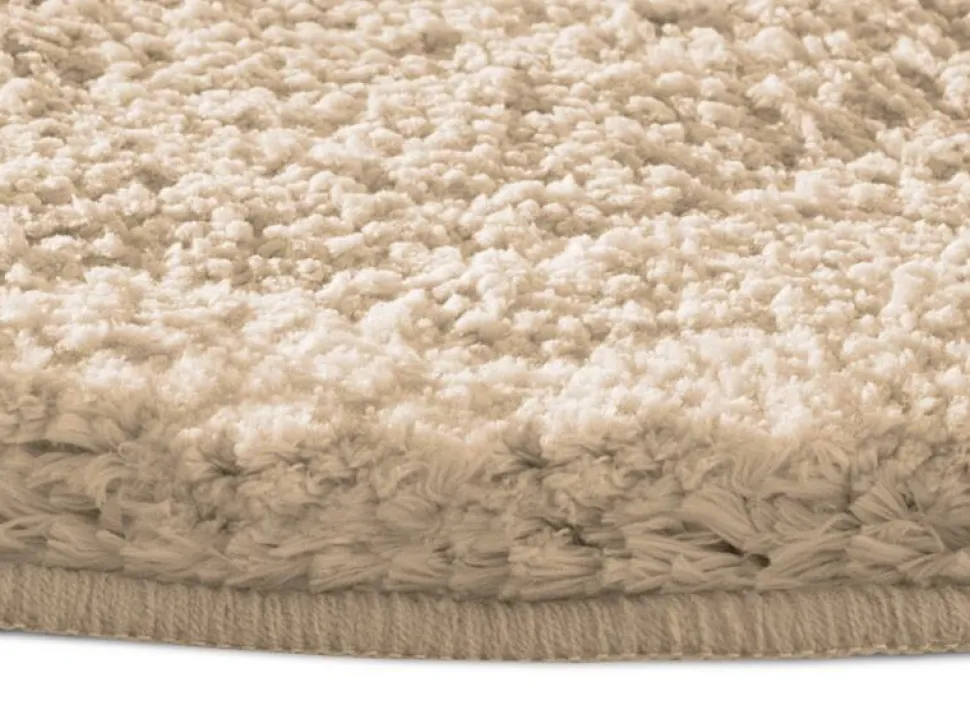 Sky Sky Badmat Microvezel, PS (Polystyreen) Rechthoekig Beige, crème 70 x 120 cm