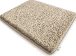 Sky Sky Badmat Microvezel, PS (Polystyreen) Rechthoekig Beige, crème 70 x 120 cm