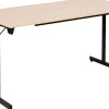Sodematub Fliptop tafel Ahorn Staal 140 x 70 x 74 mm