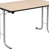 Sodematub Fliptop tafel Ahorn Staal 120 x 70 x 74 mm
