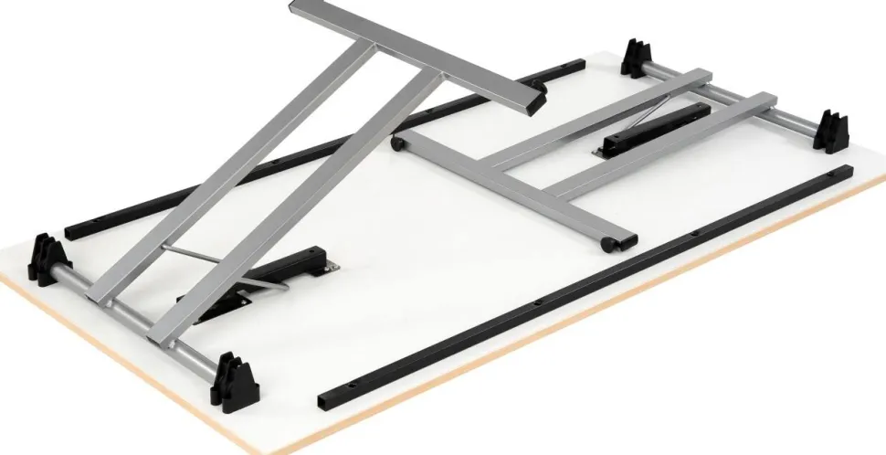 Sodematub Fliptop tafel Ahorn Staal 120 x 70 x 74 mm