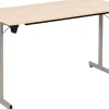 Sodematub Fliptop tafel Ahorn Staal 120 x 60 x 74 mm
