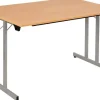 Sodematub Fliptop tafel Beuken Staal 120 x 80 x 74 mm