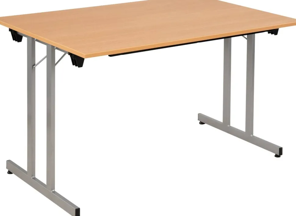 Sodematub Fliptop tafel Beuken Staal 120 x 80 x 74 mm
