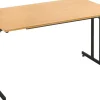 Sodematub Fliptop tafel Beuken Staal 140 x 80 x 74 mm