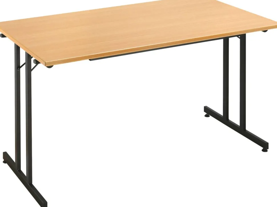 Sodematub Fliptop tafel Beuken Staal 140 x 80 x 74 mm