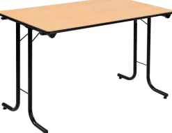 Sodematub Fliptop tafel Beuken Staal 120 x 70 x 74 mm