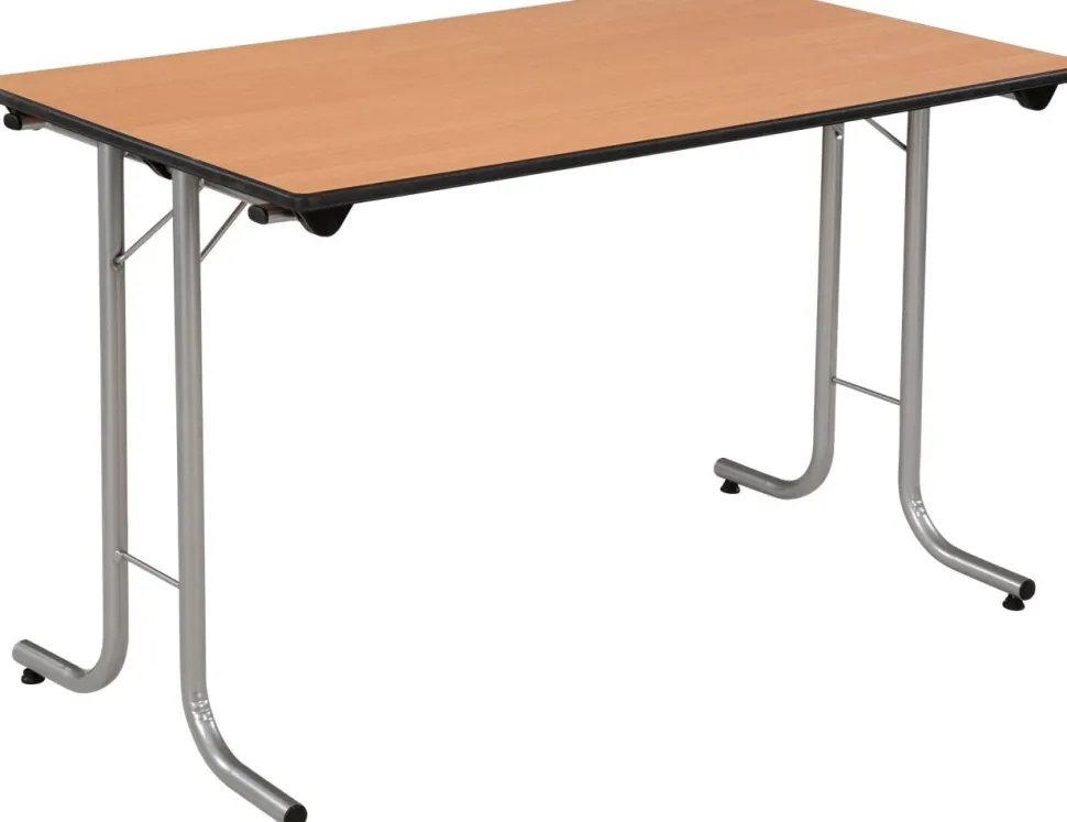 Sodematub Fliptop tafel Beuken Staal 120 x 70 x 74 mm