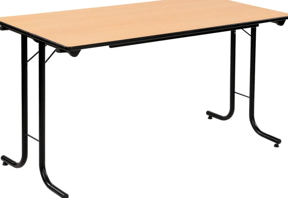 Sodematub Fliptop tafel Beuken Staal 140 x 70 x 74 mm