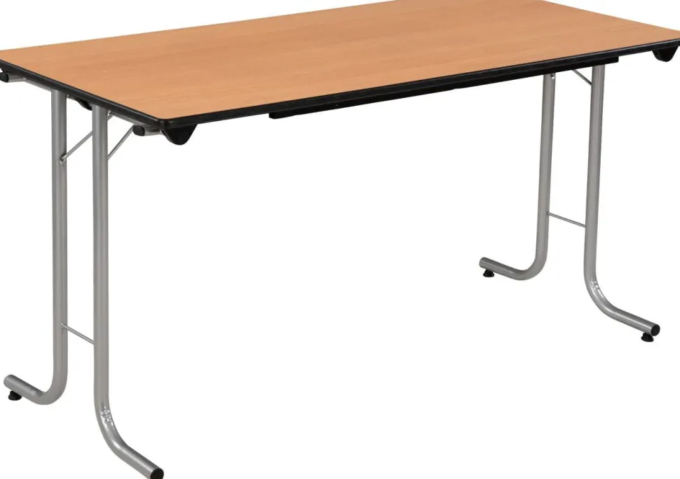 Sodematub Fliptop tafel Beuken Staal 140 x 70 x 74 mm