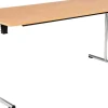 Sodematub Fliptop tafel Beuken Staal 140 x 70 x 74 mm
