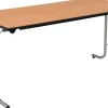 Sodematub Fliptop tafel Beuken Staal 160 x 70 x 74 mm