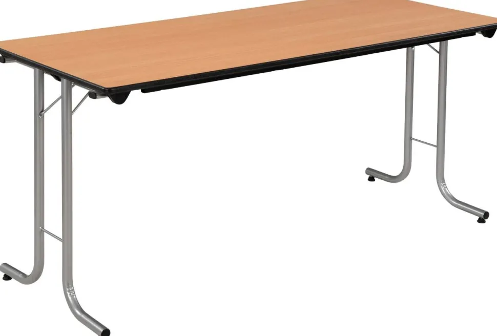 Sodematub Fliptop tafel Beuken Staal 160 x 70 x 74 mm
