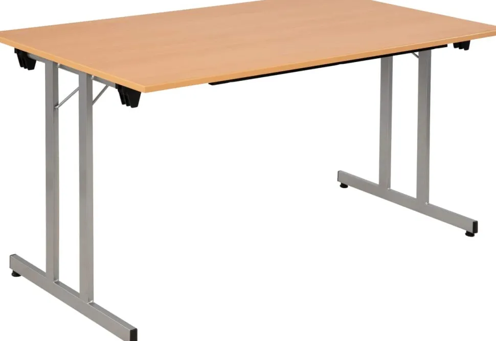 Sodematub Fliptop tafel Beuken Staal 140 x 80 x 74 mm