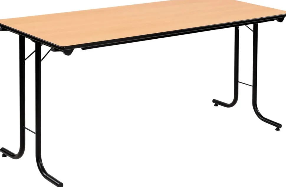 Sodematub Fliptop tafel Beuken Staal 160 x 70 x 74 mm