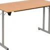 Sodematub Fliptop tafel Beuken Staal 120 x 60 x 74 mm