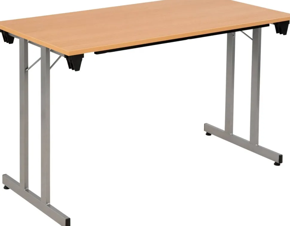 Sodematub Fliptop tafel Beuken Staal 120 x 70 x 74 mm