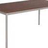 Sodematub Tafel Walnoot Staal 1,600 x 800 x 740 mm