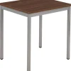 Sodematub Tafel Walnoot Staal 700 x 600 x 740 mm