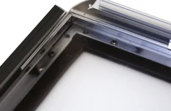 Stewart Superior A4 Kliklijst Hangend Zwart Aluminium BLACKA4 21 (B) x 2,1 (D) x 29,7 (H) cm