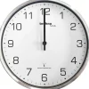 TechnoLine Wandklok WT8900 33 x 4,8 cm Zilver, wit