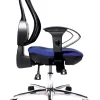 TOPSTAR Bureaustoel Synchroonmechanisme Mesh, Stof In hoogte verstelbare armleuning Blauw, zwart 110 kg Open Point SY Deluxe