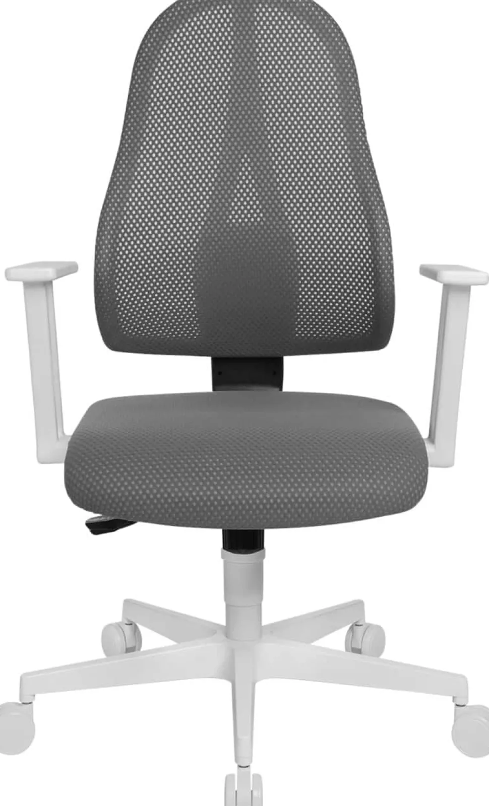 TOPSTAR Bureaustoel Synchroonmechanisme Mesh Vaste armleuning Grijs, wit 110 kg Open Point SY