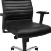 TOPSTAR Directiestoel Synchroonmechanisme Vaste armleuning Zwart 130 kg Profi Chief 100