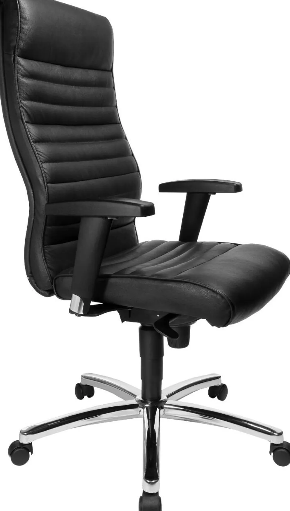 TOPSTAR Directiestoel Synchroonmechanisme Vaste armleuning Zwart 130 kg Profi Chief 100