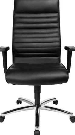 TOPSTAR Directiestoel Synchroonmechanisme Vaste armleuning Zwart 130 kg Profi Chief 100