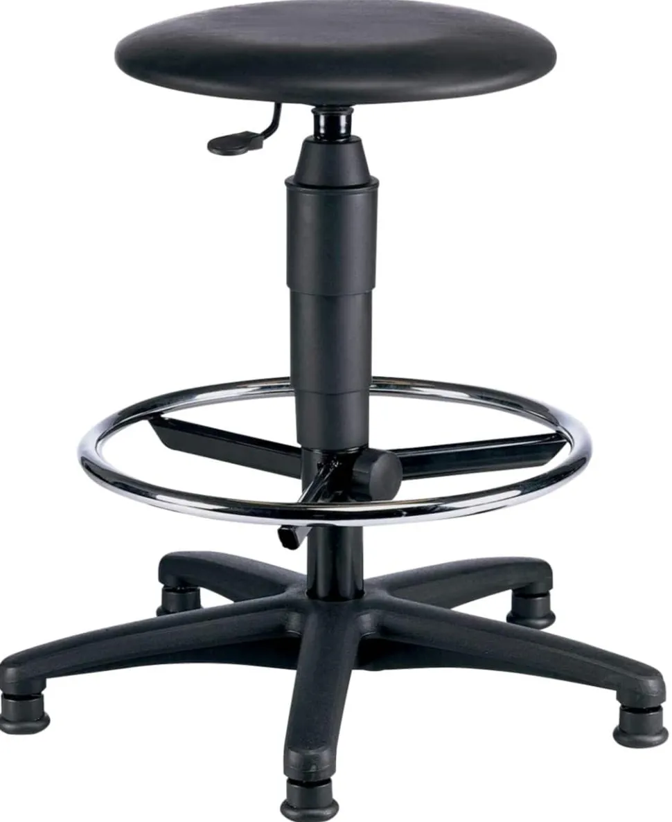 TOPSTAR Draaikruk Kunstleder Zonder armleuning In hoogte verstelbare zitting Zwart 110 kg TEC 60/60C