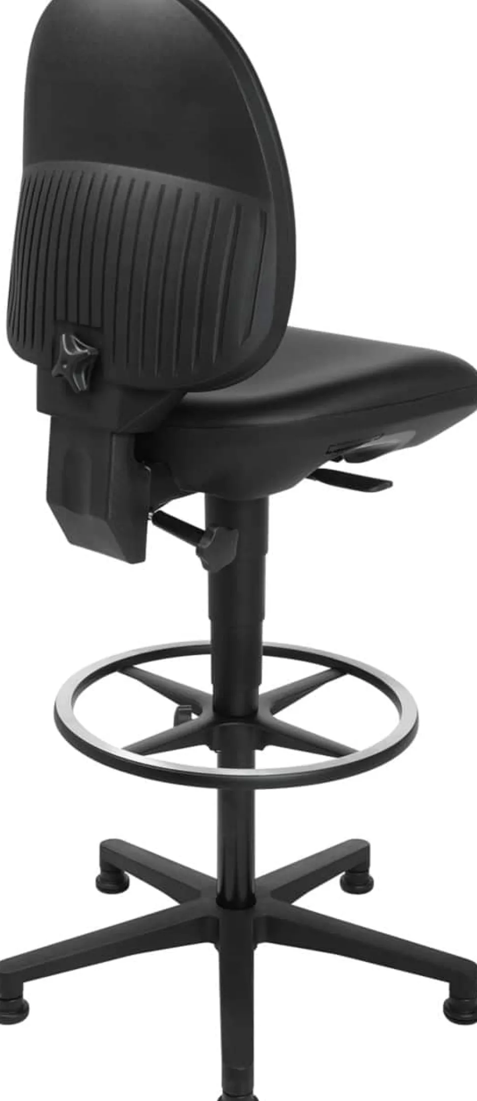 TOPSTAR Draaikruk Permanent Contact Kunstleder Zonder armleuning Zwart 110 kg TEC 50C