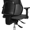 TOPSTAR Ergonomische stoel Synchroonmechanisme Stof In hoogte verstelbare armleuning Grijs 110 kg Sitness 55