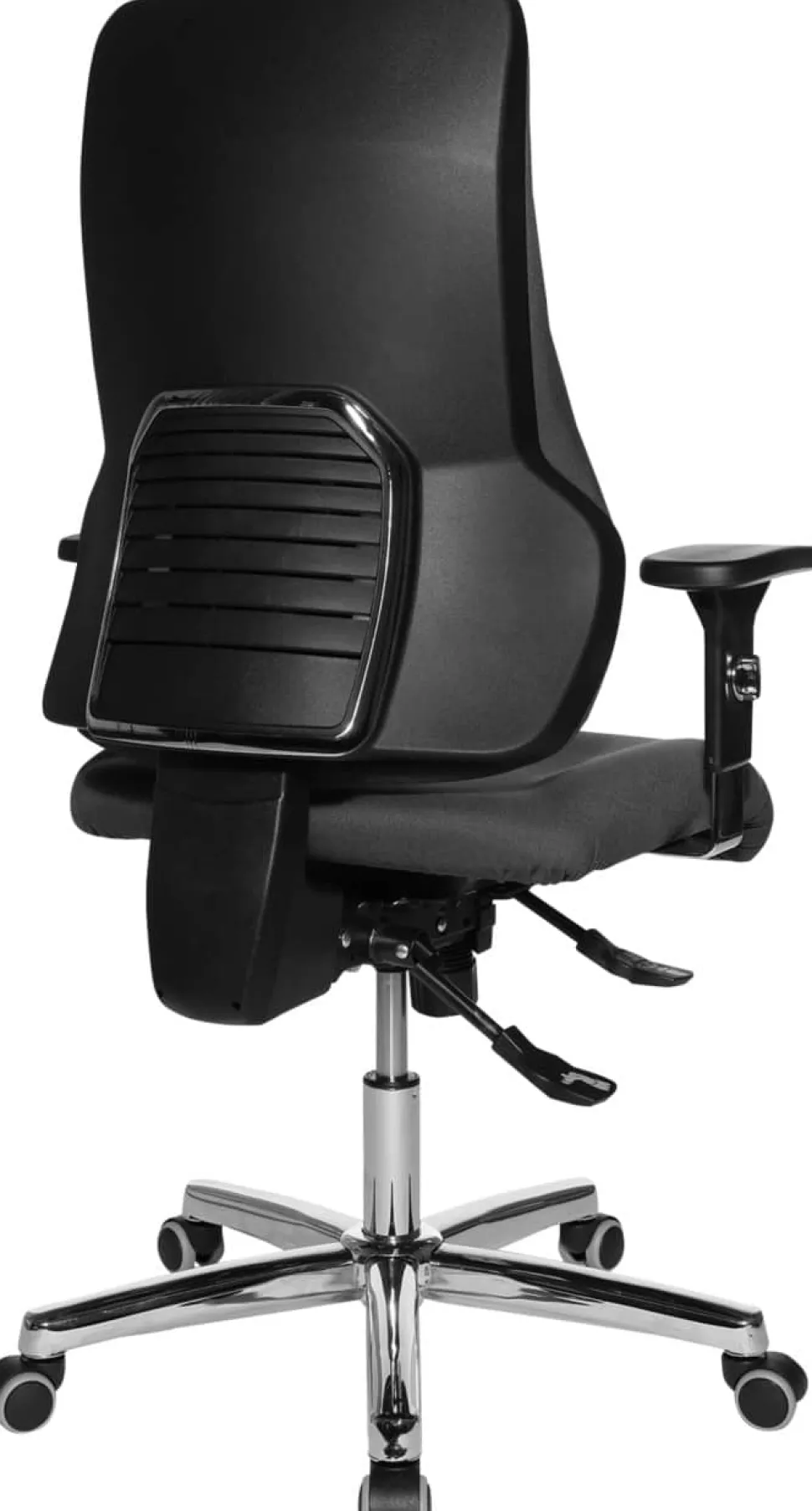 TOPSTAR Ergonomische stoel Synchroonmechanisme Stof In hoogte verstelbare armleuning Grijs 110 kg Sitness 55