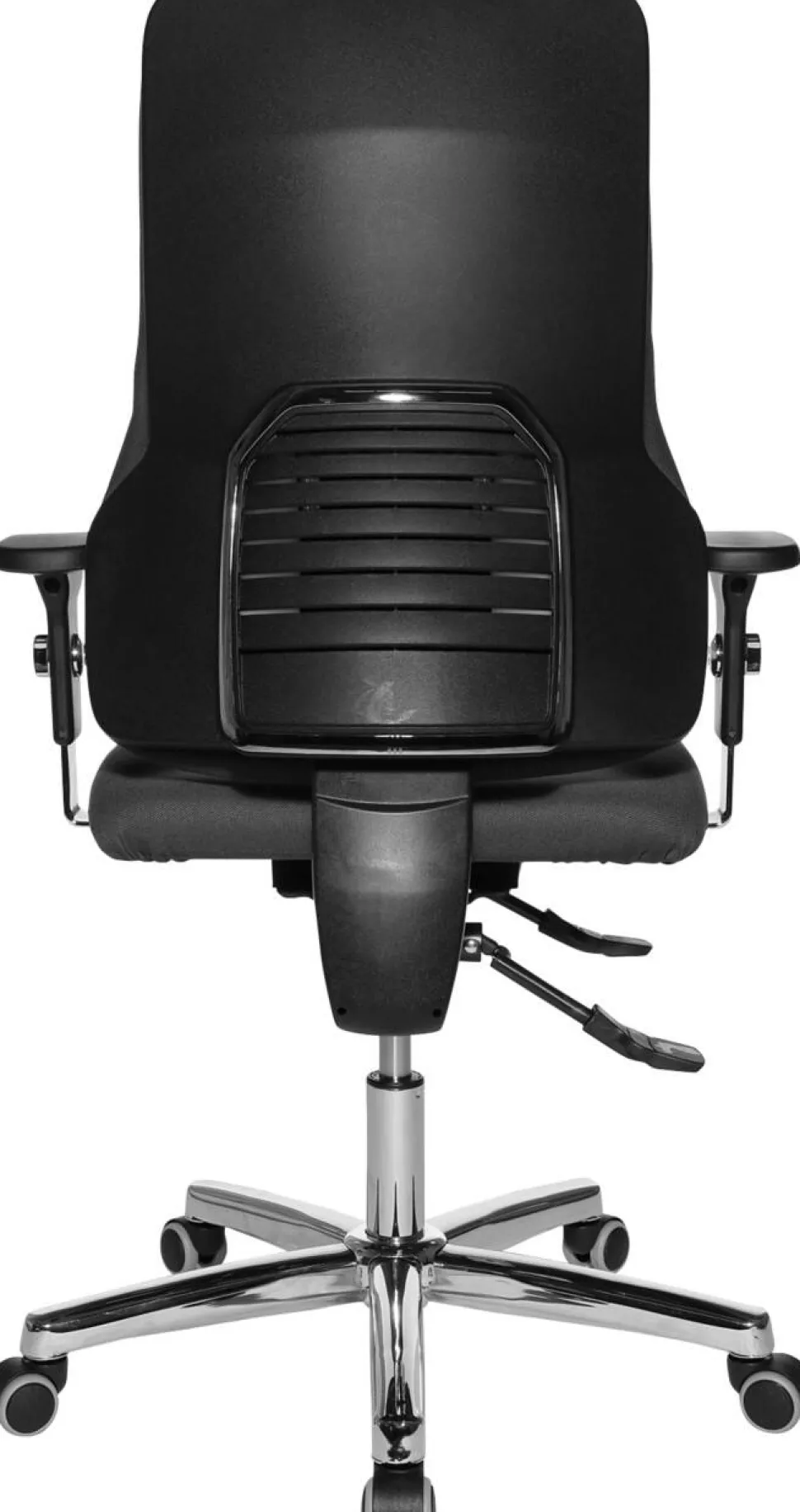 TOPSTAR Ergonomische stoel Synchroonmechanisme Stof In hoogte verstelbare armleuning Grijs 110 kg Sitness 55
