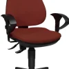 TOPSTAR Ergonomische stoel Permanent Contact Stof In hoogte verstelbare armleuning Bordeaux 110 kg Point 70