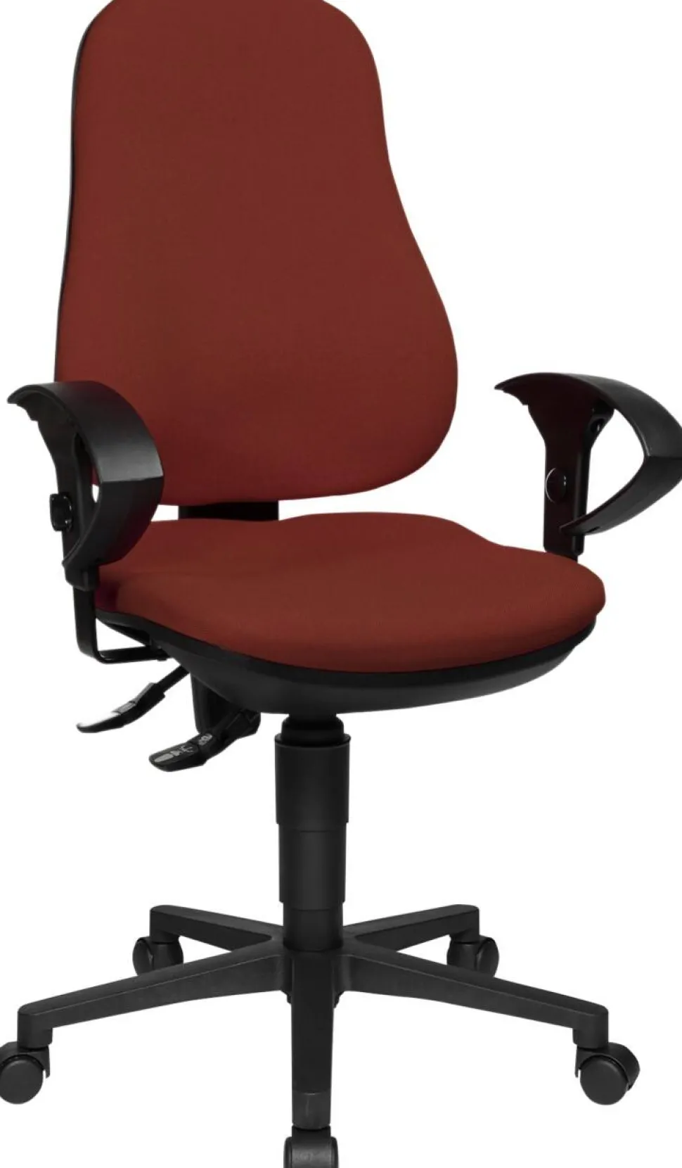 TOPSTAR Ergonomische stoel Permanent Contact Stof In hoogte verstelbare armleuning Bordeaux 110 kg Point 70