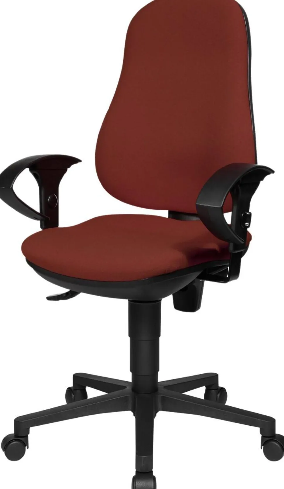 TOPSTAR Ergonomische stoel Permanent Contact Stof In hoogte verstelbare armleuning Bordeaux 110 kg Point 70