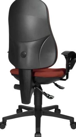TOPSTAR Ergonomische stoel Permanent Contact Stof In hoogte verstelbare armleuning Bordeaux 110 kg Point 70