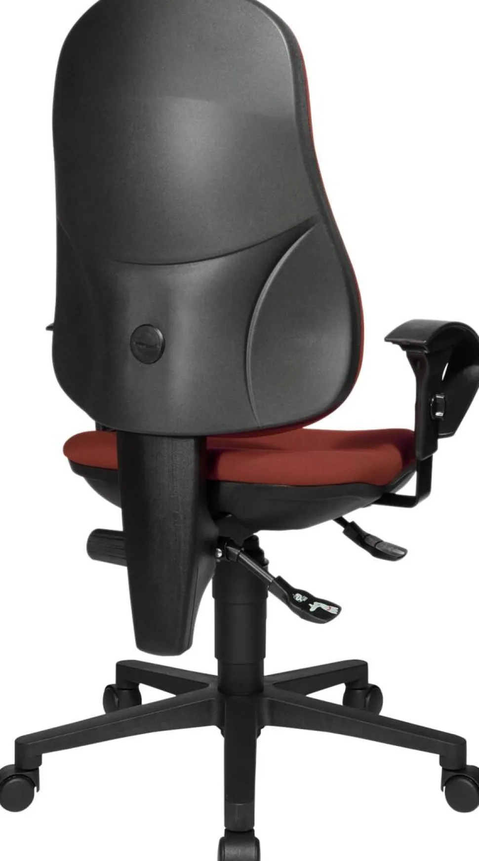 TOPSTAR Ergonomische stoel Permanent Contact Stof In hoogte verstelbare armleuning Bordeaux 110 kg Point 70